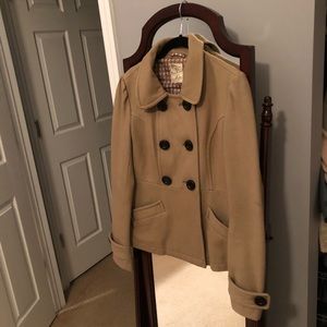 Tan Pea Coat